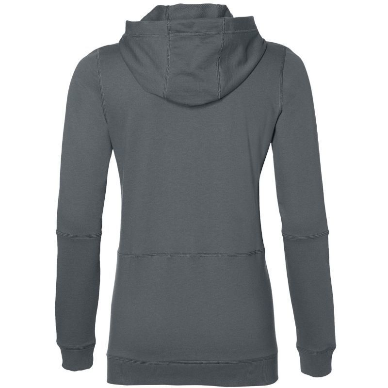 Толстовка женская Asics Esnt Dbl Gpx Oth Hoody серая - 2