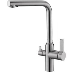 BelBagno BB-LAM57-IN Смеситель для кухни с краном для питьевой воды, цвет: серый фото