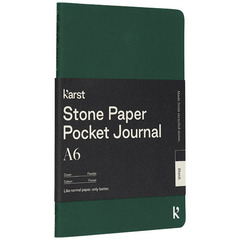 Карманная записная книжка-блокнот с мягкой обложкой Karst® формата A6, листы без линования