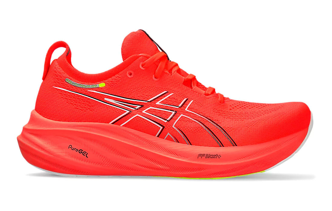 Мужские кроссовки для бега Asics Gel Nimbus 26 красные (Распродажа)