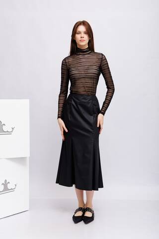 SHADE Юбка-миди классическая с технологией Wool Look