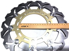 Диск тормозной передний золотой на SUZUKI GLADIUS /ABS 650 09-14, SV ABS / SV S ABS 650 07-21