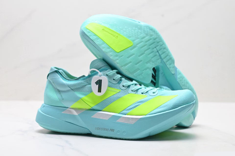 adidas Adizero Adios Pro 4 'Flash Aqua Lucid Lemon' 