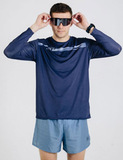 Беговая рубашка лонгслив Noname Miler T-Shirt Ls Ux 25 Steel Blue