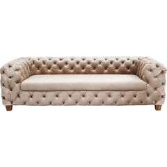 Диван трехместный Desire Velvet Ecru