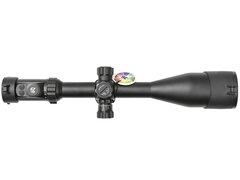 Оптический прицел LEAPERS Accushot Premium 4-16X56, 30мм, SF-параллакс, гр.MilDot, подсв.IE36, пуз.уровень, кольца, 907г (12шт/кор)