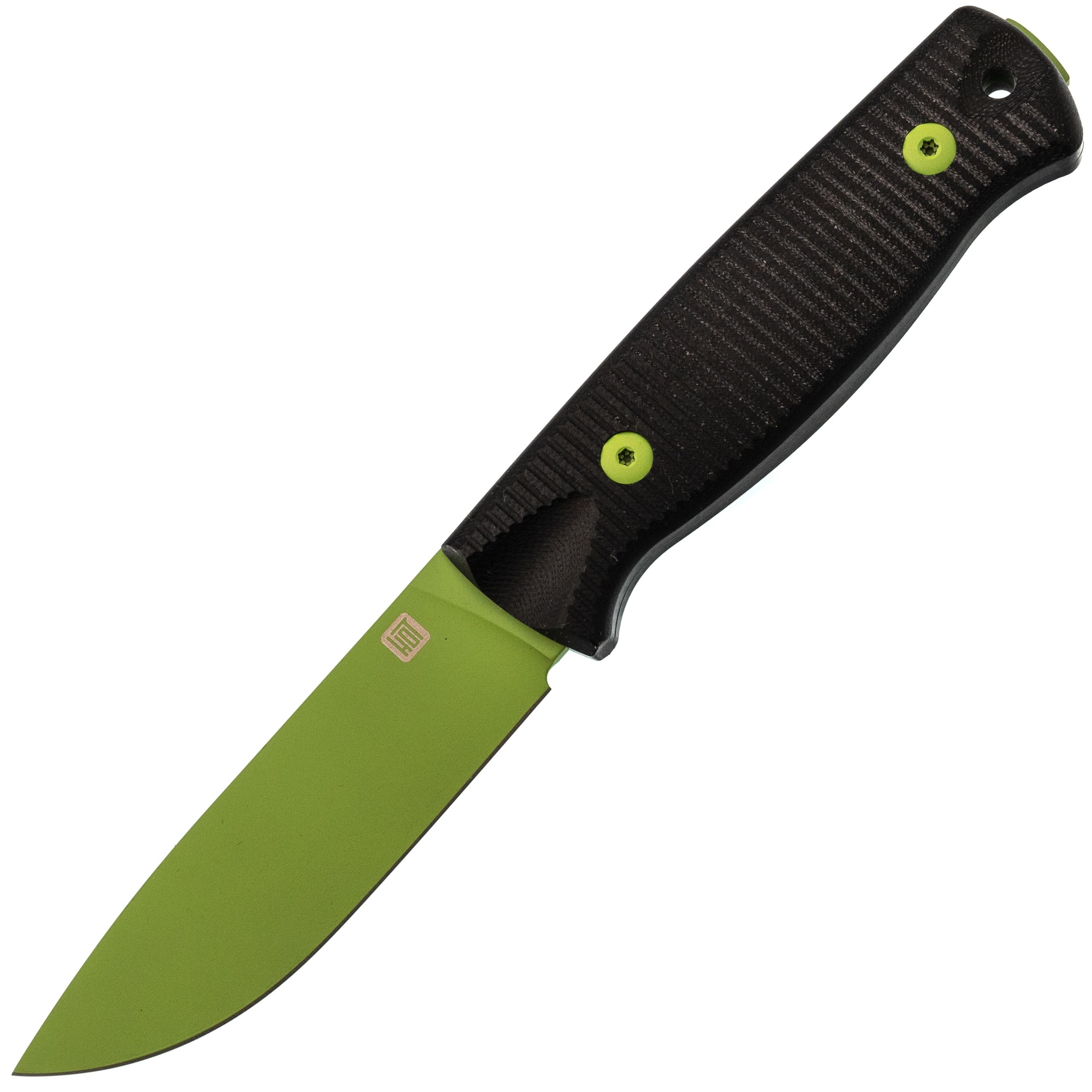Нож HOT Knife Hoot, Cerakote Zombie Green, D2, G10 Black Handle, Kydex