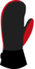 Nordski Arctic Membrane варежки black-red - 5