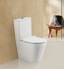 BelBagno Flay-R BB2149CPR Чаша унитаза безободкового, P-trap, цвет: белый фото