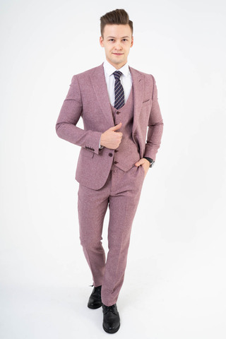 Костюм мужской - тройка Slim Fit SLAVASIO 12/005