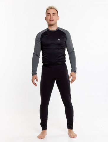 Мужские утепленные лосины Arswear Lite черные