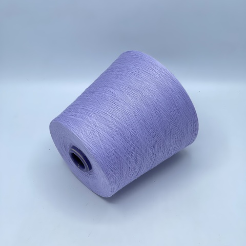 Бобинная пряжа,Cotton combed, 2540м. 100%Хлопок, Сирень(312), 39074