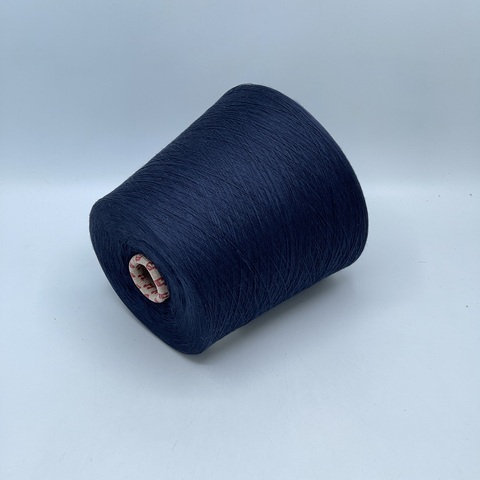 Бобинная пряжа,Cotton , 2540м. 100%Хлопок, Темно-синий (701), 39126