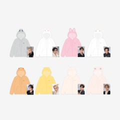 Мерч Stray kids - SKZOO FLEECE HOOD ZIP-UP [RUN IT]
