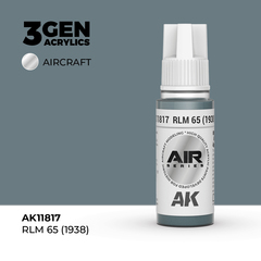 Акриловая краска AK Interactive RLM 65 (1938) 3GEN AIR, 18мл