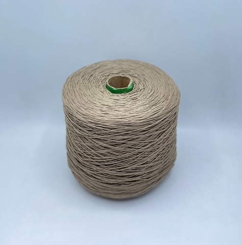 Бобинная пряжа (пр.Италия), art-USA Cotton supersoft , 325м/100гр. 100% Хлопок Pettinato(чесаный хлопок) цвет-Пергамент, арт.29994