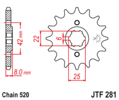 Звезда ведущая JTF281 16