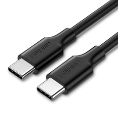 Кабель  UGREEN US286 (10306) USB-C 2.0 Male To USB-C 2.0 Male 3A Data Cable 2m - Black