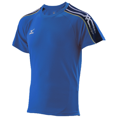 Mizuno Team Running Tee футболка для бега мужская blue