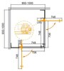 Cezares SLIDER-A-2-70/80-C-CR Душевой уголок, цвет: хром