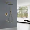 Abber Wasser Kreis AF8117G Душевая система скрытого монтажа с изливом, цвет: золото