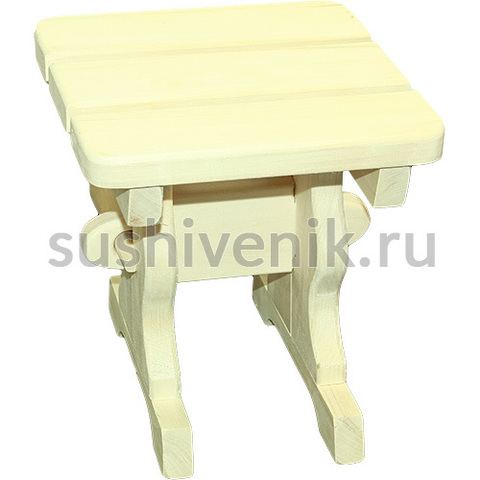 Табурет 30*30*32 см из осины - 4