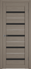 Дверь Atum Al 7 / Brun Oak / Black Gloss SM / Владимирские двери