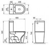 BelBagno Flay-R BB2149CPR Чаша унитаза безободкового, P-trap, цвет: белый