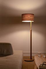 Напольный светильник Nomon AUTUMN FLOOR Walnut/Gold