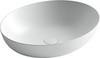 Ceramica Nova Element CN6017MW Умывальник чаша накладная овальная, 52x39.5, цвет: белый