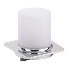 Bemeta Organic 157109261 Настенный дозатор для жидкого мыла, цвет: хром, белый фото