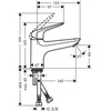 Hansgrohe Novus 71322000 Смеситель на борт ванны на 1 отверстие