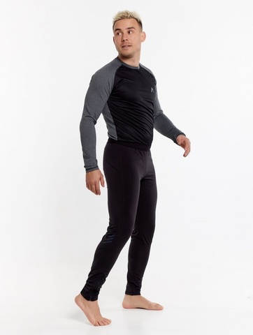 Мужские утепленные лосины Arswear Lite черные