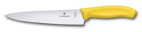 Нож кухонный Victorinox разделочный, 19 см, жёлтый (6.8006.19L8B)