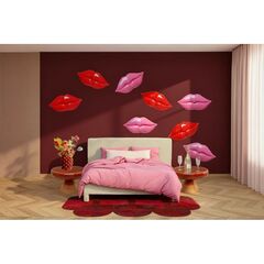 Объект декоративный Disco Lips «Диско-губы» 59 см