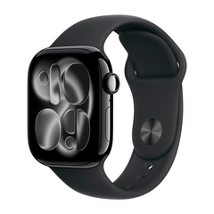 Умные часы Apple Watch Series 11 GPS, 42mm, Jet Black Aluminium Case with Black Sport Band, S/M
