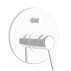 Gessi Goccia 44678#279 Встраиваемый однорычажный смеситель с переключателем(внешние части), цвет: белый фото