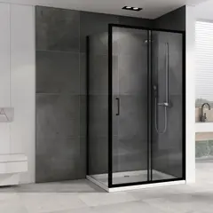 Abber AG30130B5-S60B5 Душевой уголок, 130x60x190, цвет: чёрный фото