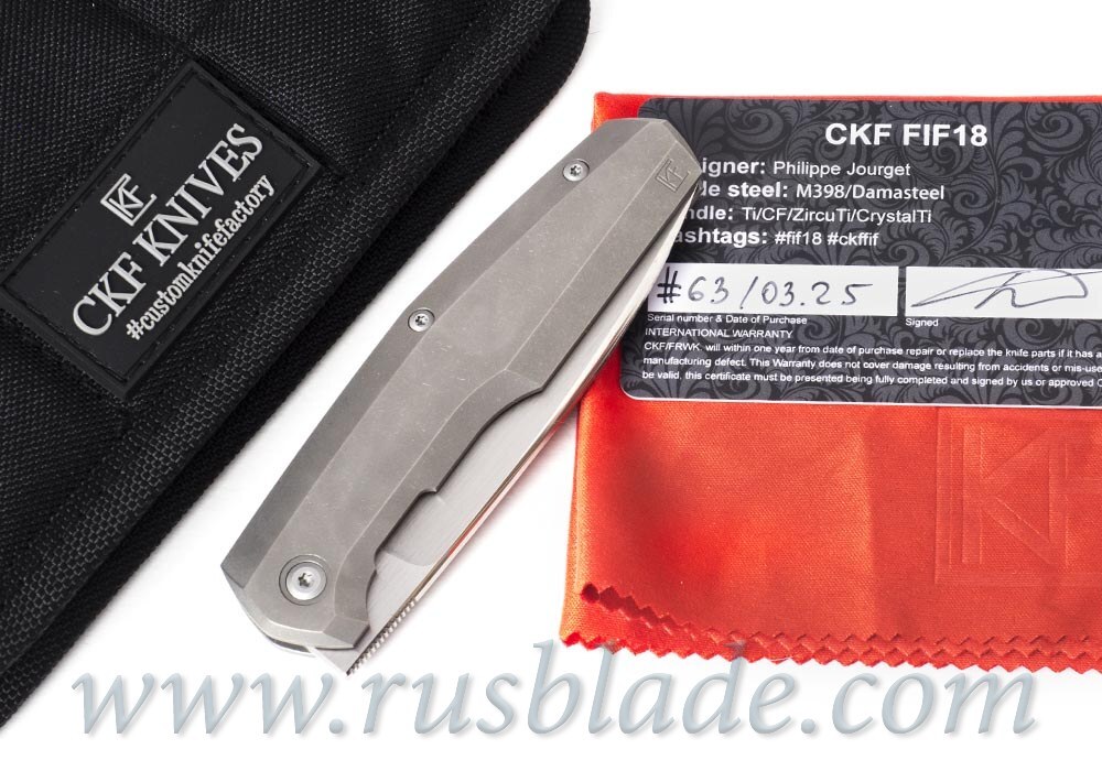 CKF/Philippe Jourget collab FIF18Ti (M398, Ti handle)