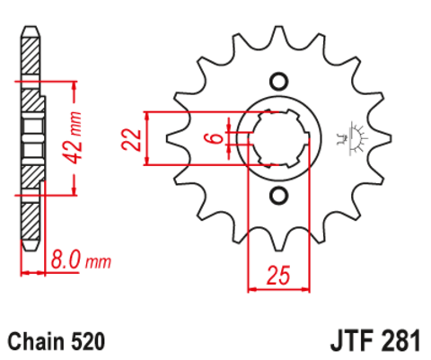 Звезда ведущая JTF281 14