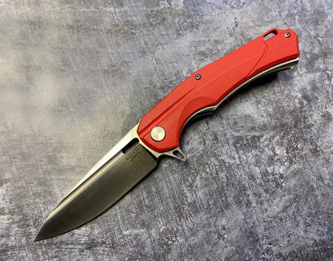 Складной нож A-01 Red, сталь D2, G-10, ТДК Кизляр