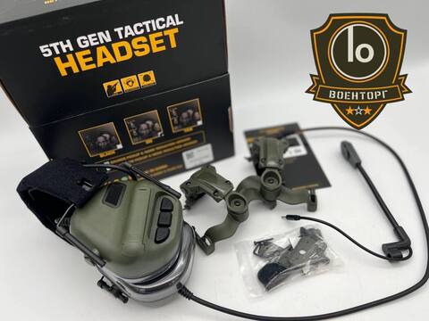Активные наушники HD-19-OD / 5TH GEN TACTICAL HEADSET