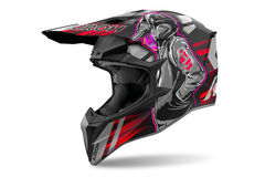 Кроссовый шлем Airoh Wraap Cyber Red Matt M (57-58)