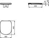 Ideal Standard Tesi T3529V3 Сидение и крышка для унитаза