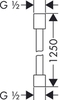 Axor Starck 28282000 Шланг душевой 1,25 м