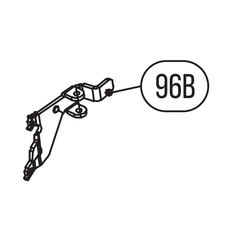 Запчасть №96B для HGSR. Рычаг каретки (предохранитель)