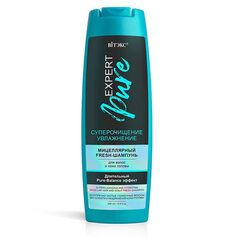Мицеллярный Fresh-шампунь Expert Pure для волос и кожи головы  Суперочищение и Увлажнение  , 400 мл ( Expert )