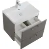 BelBagno DUE-500-2C-SO-SAT-P DUE База под раковину подвесная с двумя выкатными ящиками, Сатин, 506x423x500