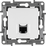 ETIKA Розетка компьютерная RJ45 категория 5Е UTP 6722411 белый LEGRAND — фото 6