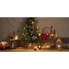 Подушка вязаная с новогодним рисунком festive penguins из коллекции new year essential, 45x45 см